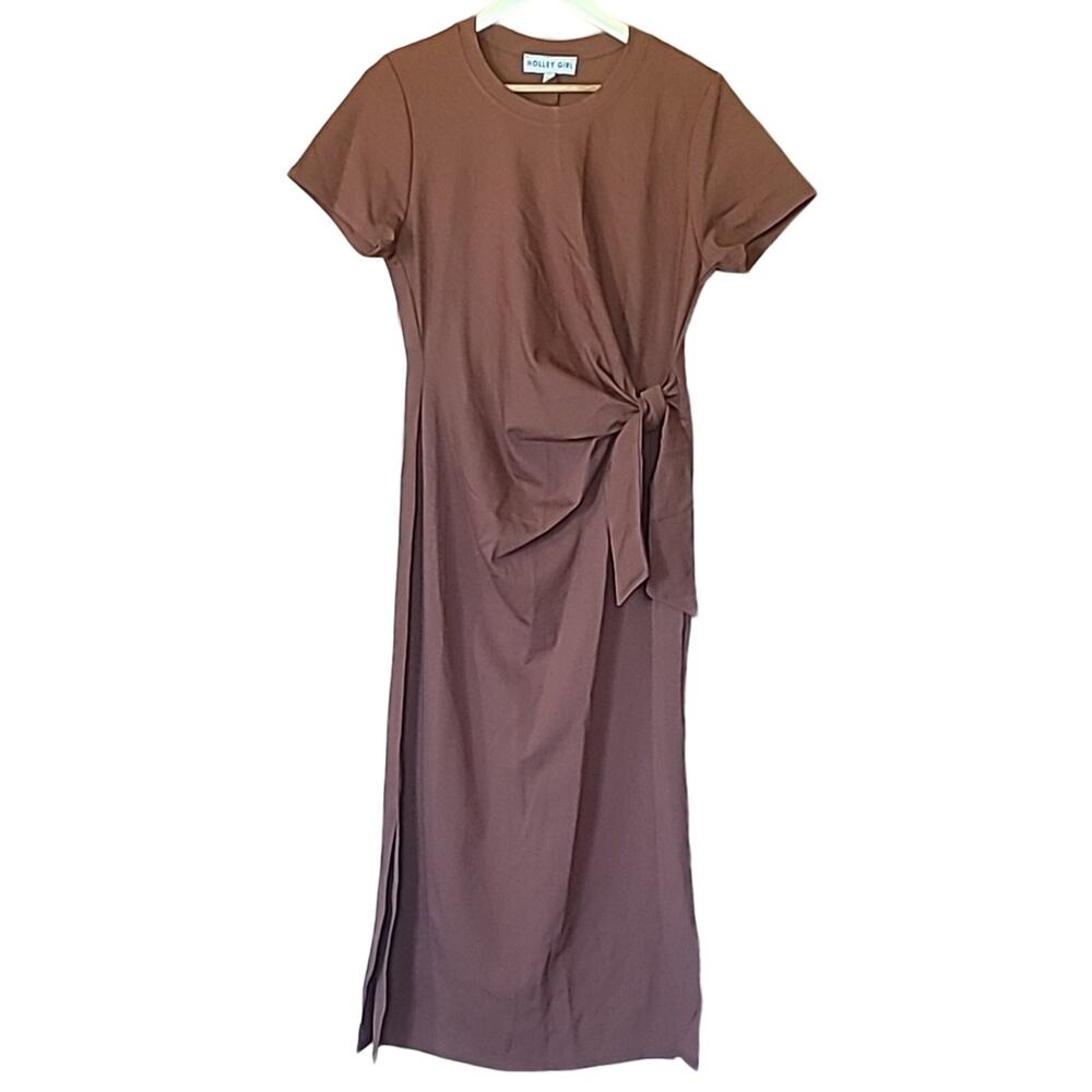 Holley Girl Dress, Size L, Cocoa Brown